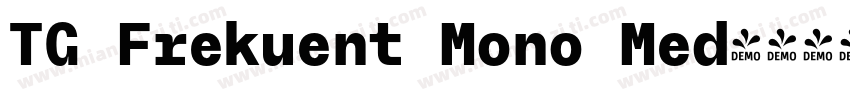 TG Frekuent Mono Med字体转换